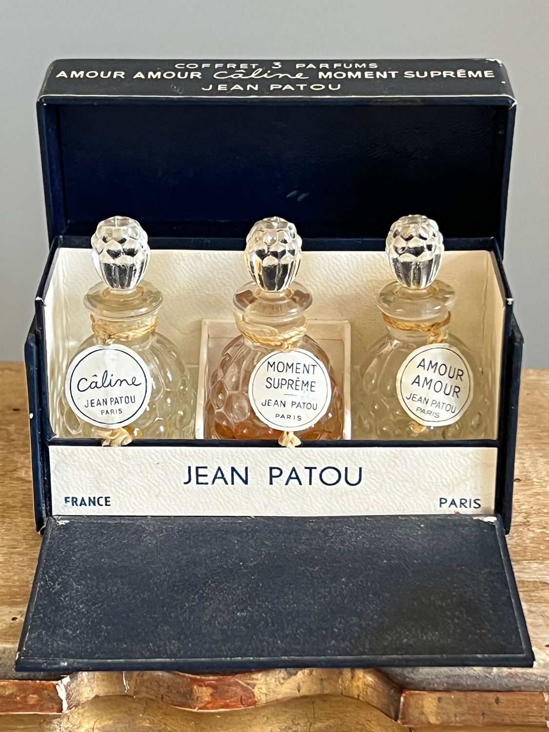 Rare 1930's Jean Patou Miniature Perfume Coffret