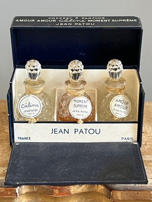 Rare 1930's Jean Patou Miniature Perfume Coffret