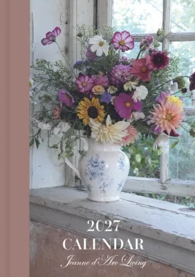New!  Desk Diary Calendar for 2027 from Jeanne d'Arc Living