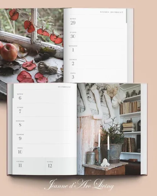 New!  Desk Diary Calendar for 2027 from Jeanne d'Arc Living