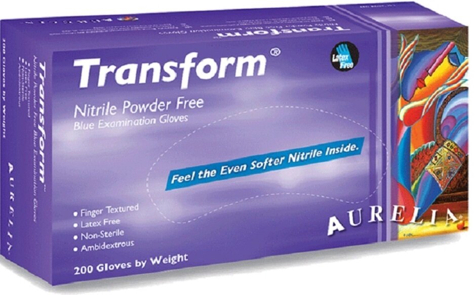 Aurelia Transform Nitrile Blue PF x100 Smal