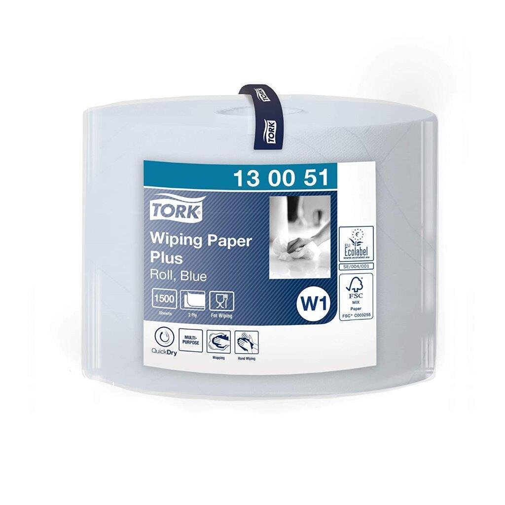Tork Industrial  Roll 2ply Blue x 1500