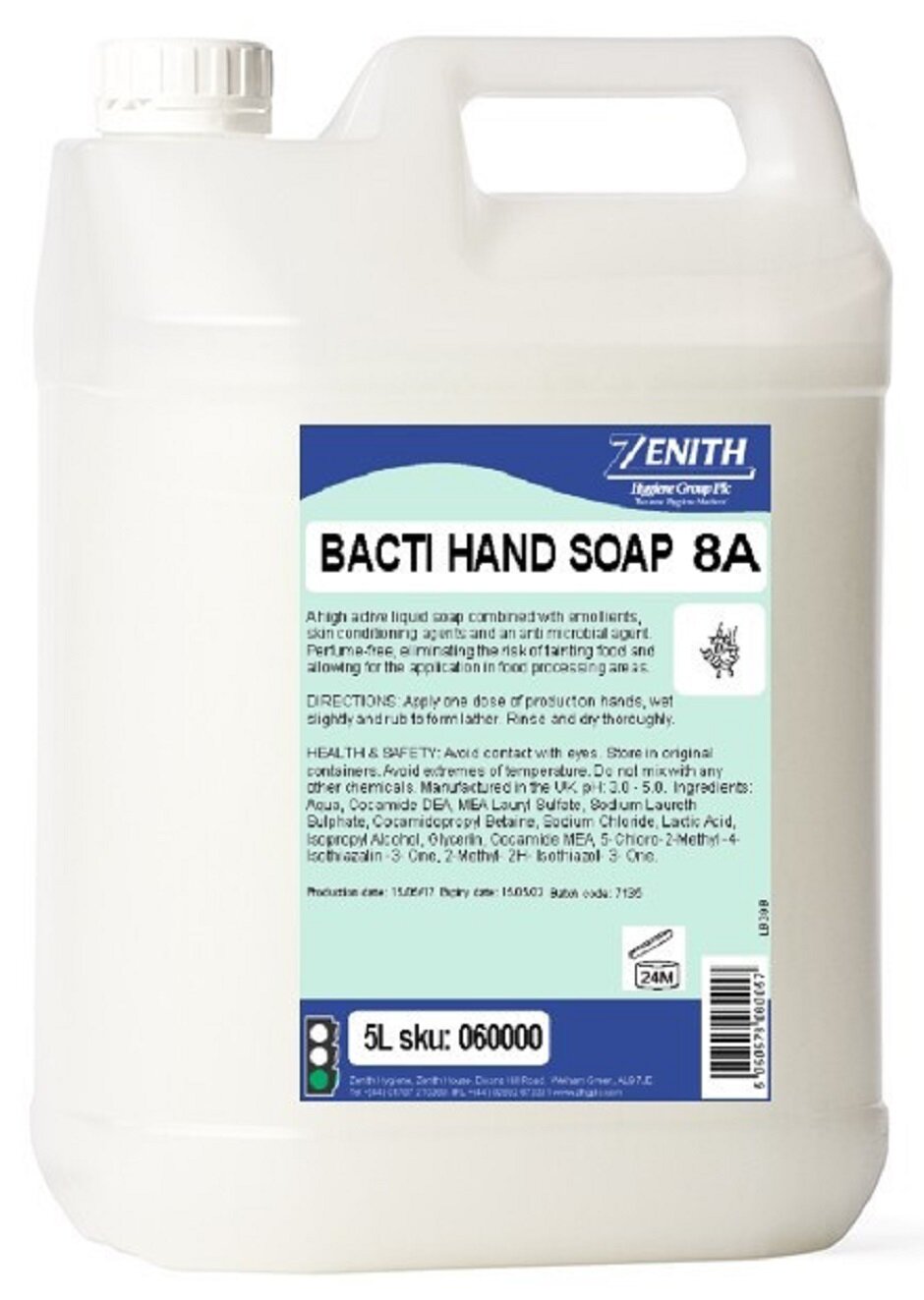 5L Bacti Hand Soap 8A