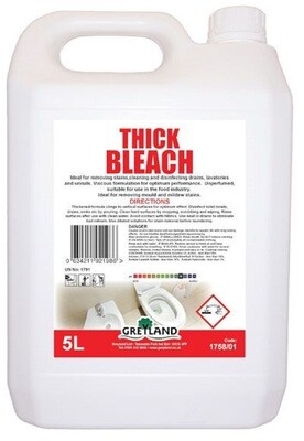 Thick Bleach Extraclor Domestic x5ltr (G)