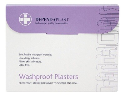 Assorted Waterproof Plasters x100
