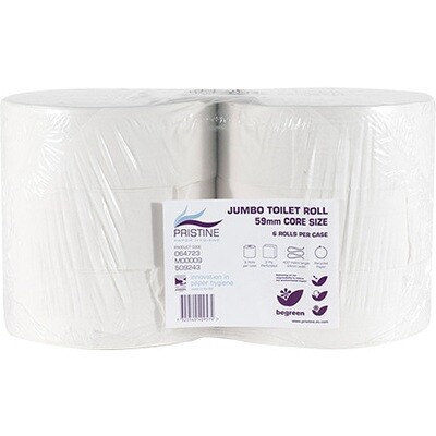 Pristine Mini Jumbo 2.25" 2ply T/Tissue