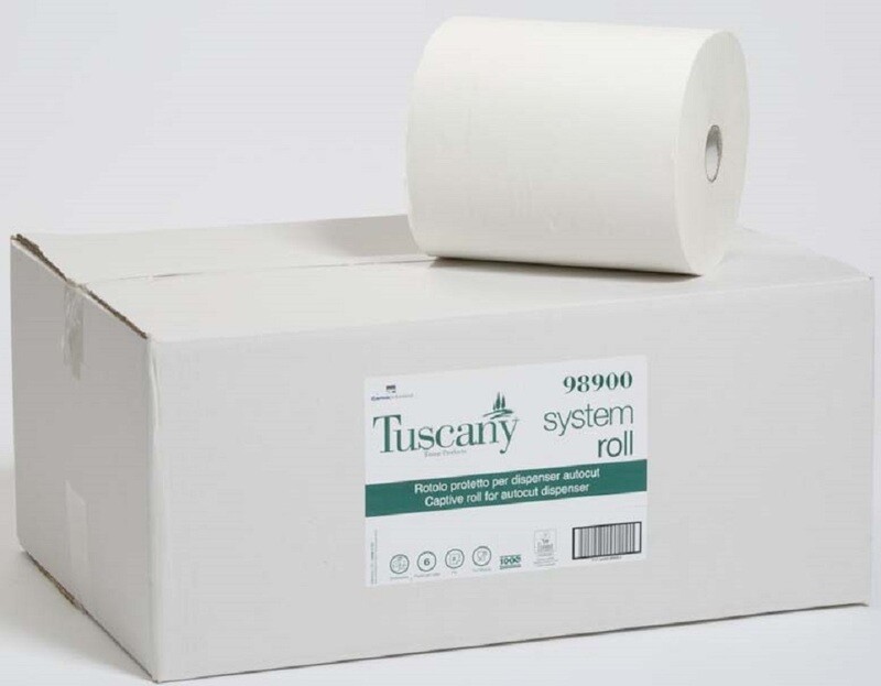 Autocut Roll 2ply Lam 150m x21cm x6 White ATW