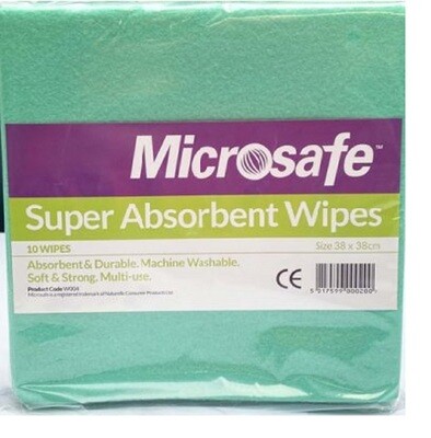 Super Absorbant Cloths - Blue x10