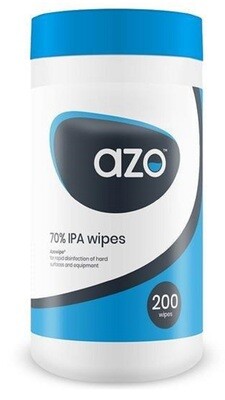 Azo 70% Alcohol Wipes x200