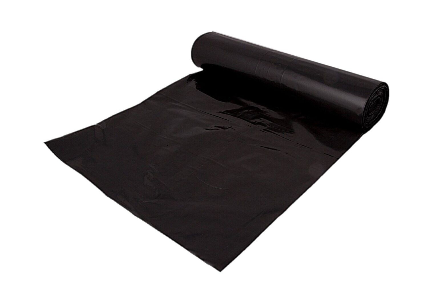 26x44 Black Refuse Bags 160g Pluto 8 rollsx25 (200bags)