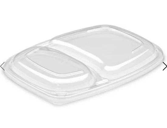 Lids For 34oz 2-Compartment Microwaveable Containers (16x20)