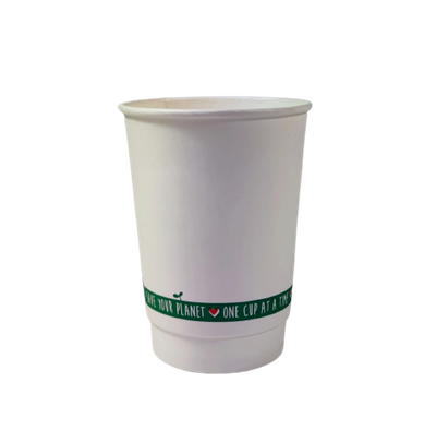 12oz Compostable Double Wall Cups x500