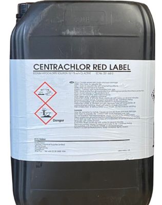25L Centrachlor Hypochlorite Red 11%