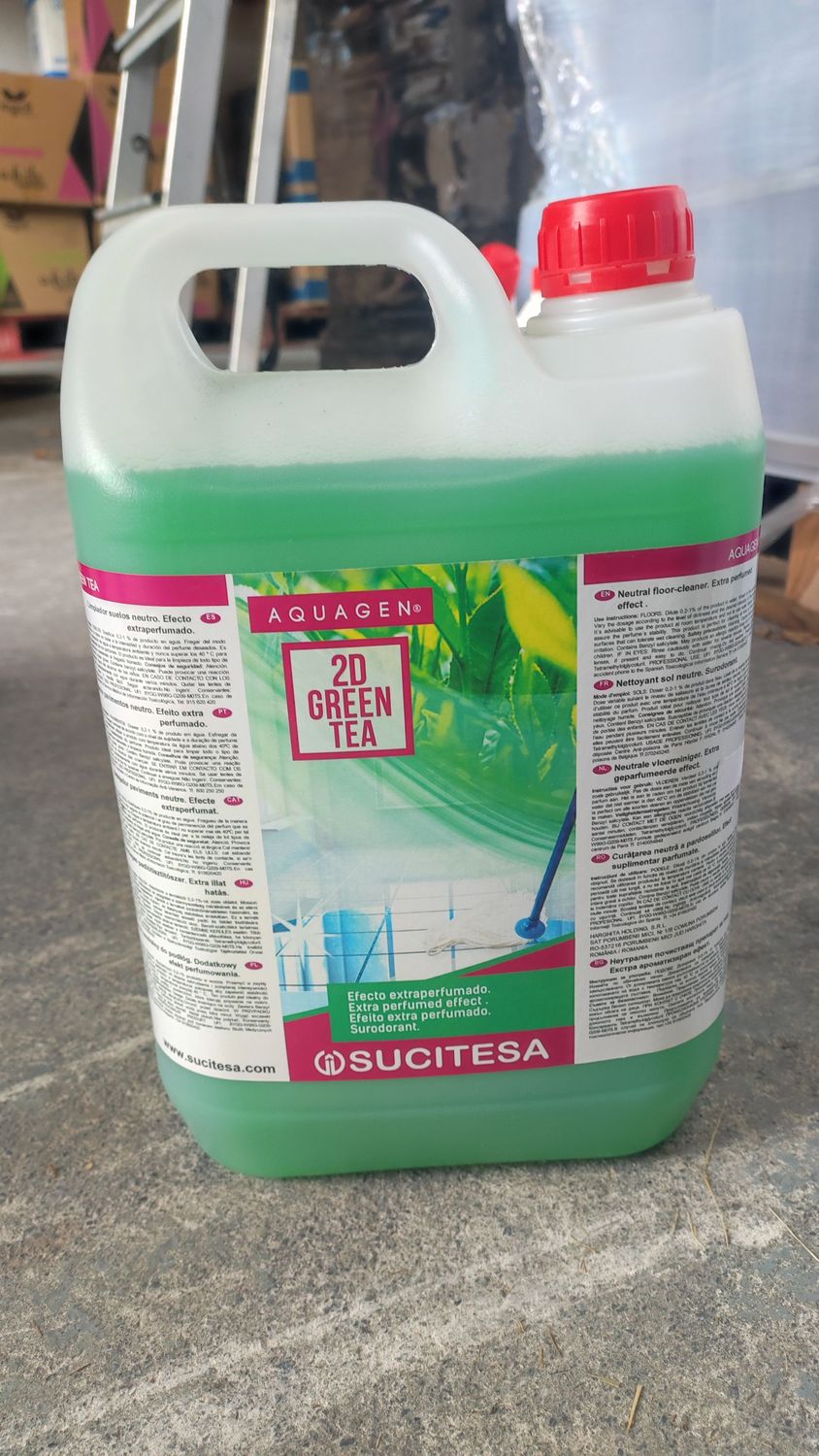 Sucitesa Aquagen 2D Green Tea Floor Cleaner 5L