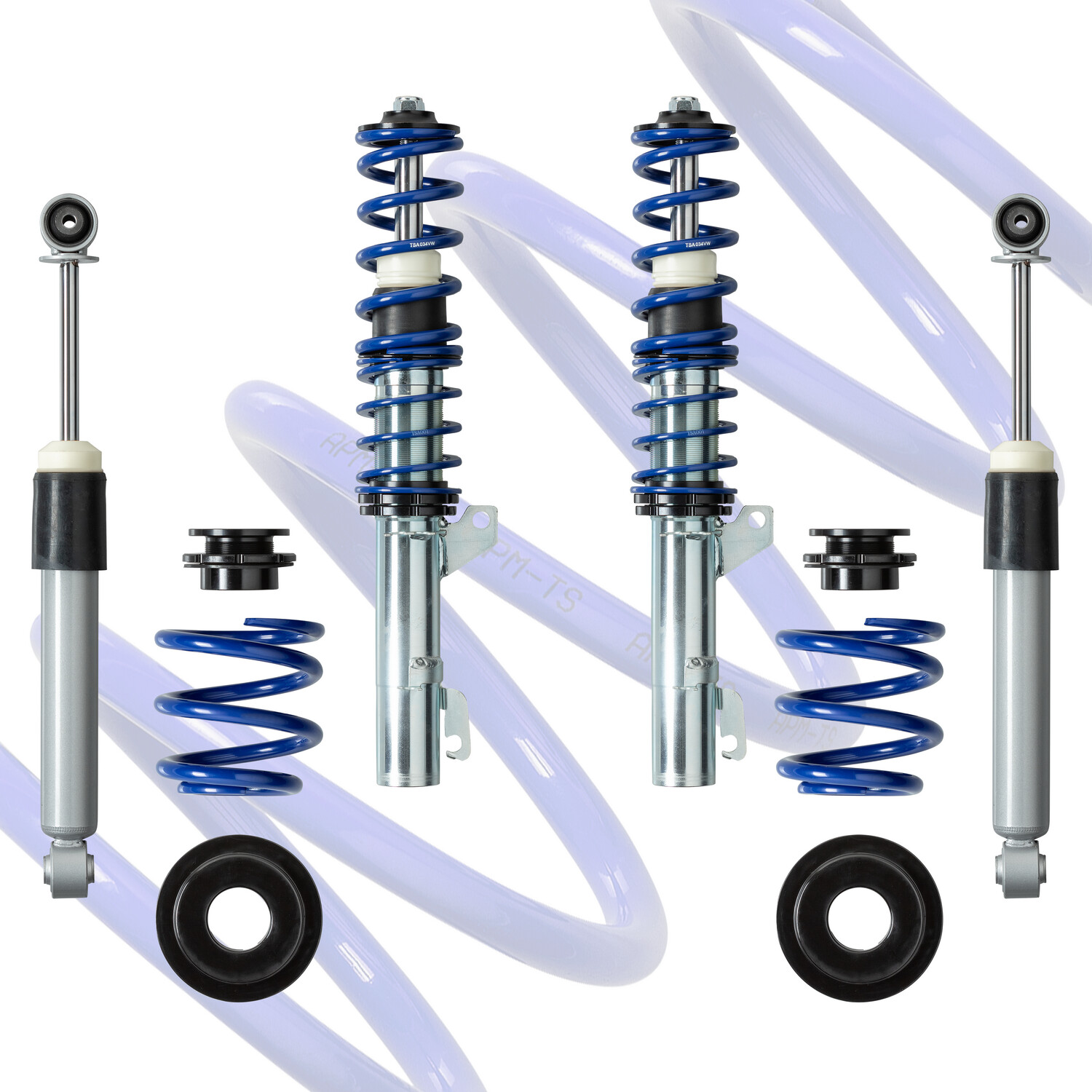 Volkswagen Golf IV 4Motion 1.8/ 1.8T/ 2.0/ 2.3 V5/ 2.8 V6/ 1.9TDi (att.: Sportchassis will lower 20mm less!) - 1J