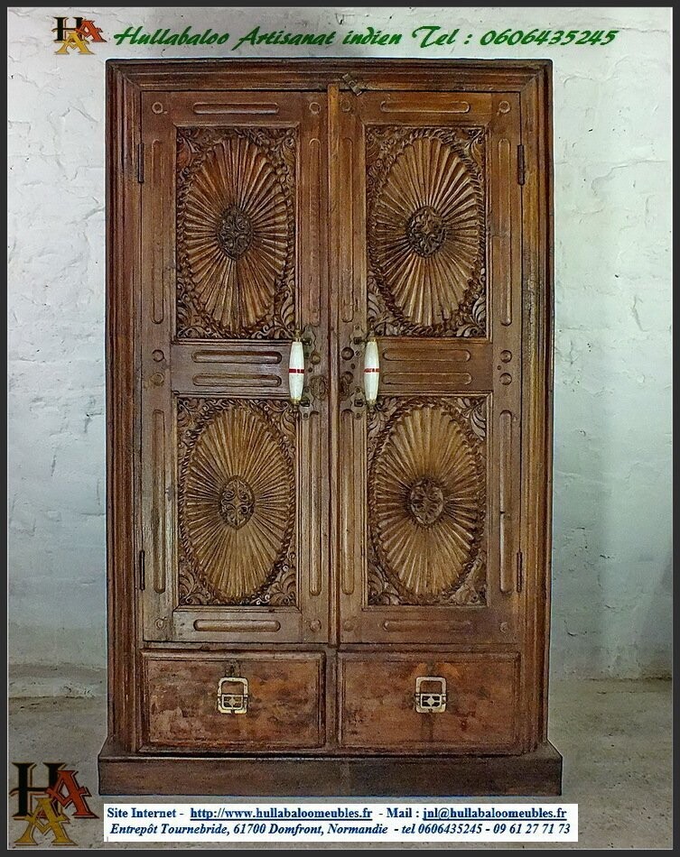 armoire ancienne indienne JN16-JNL188