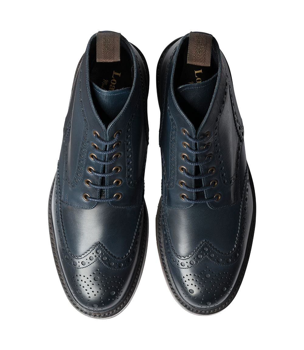 Loake shop bedale navy