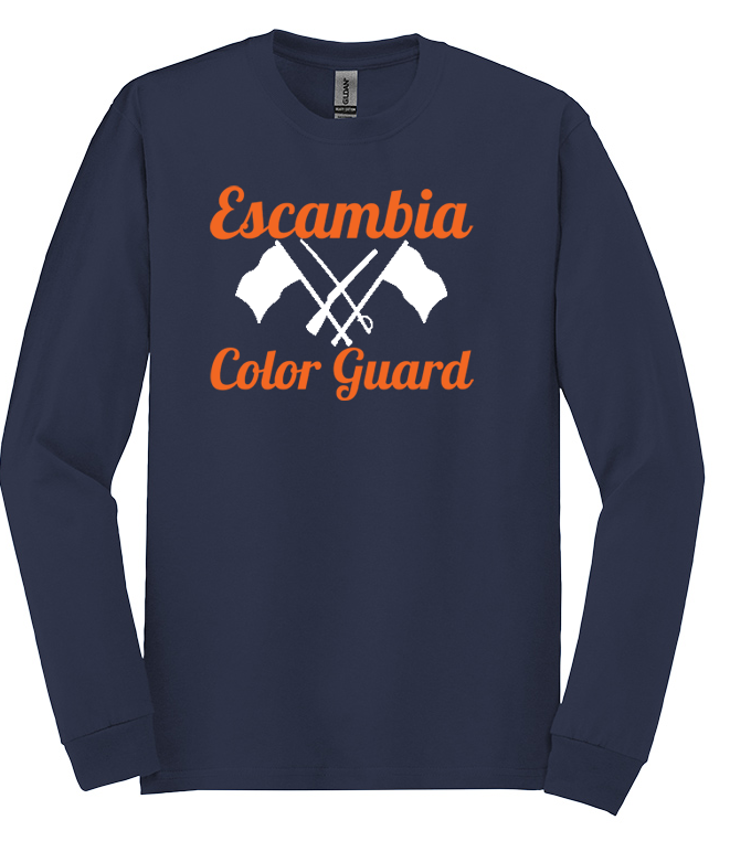 Escambia High School COLOR GUARD Long Sleeve Tshirt