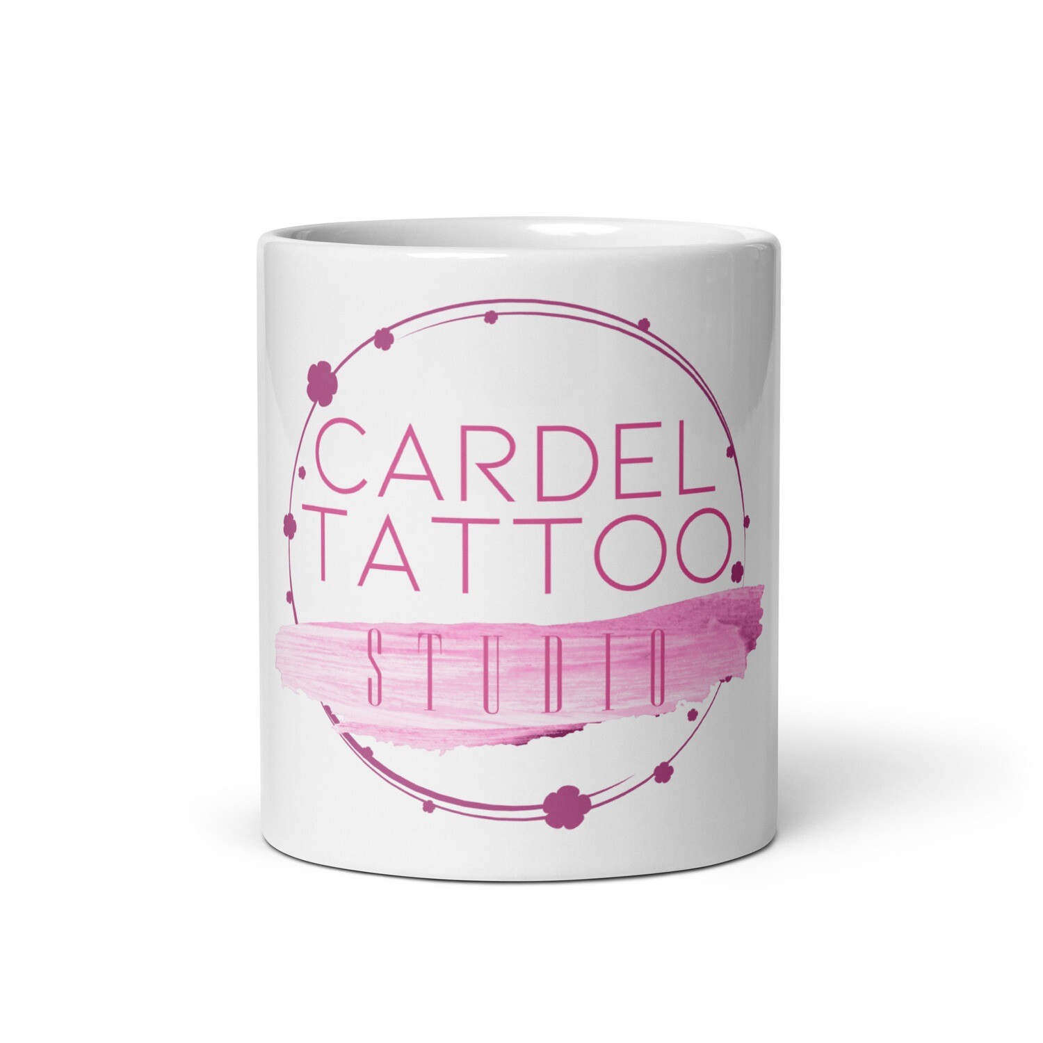 CTS Pink Logo - White glossy mug