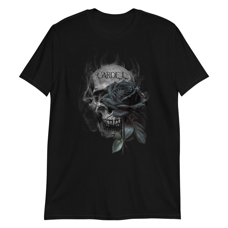 Cardel Skull &amp; Rose T-Shirt