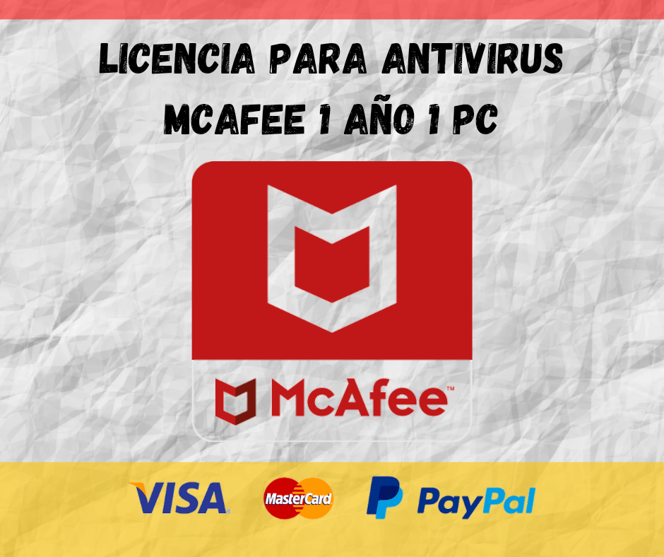 LICENCIA ANTIVIRUS MCAFEE