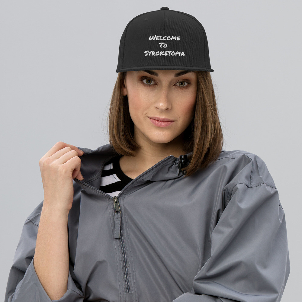 Snapback Hat "Welcome to Stroketopia"