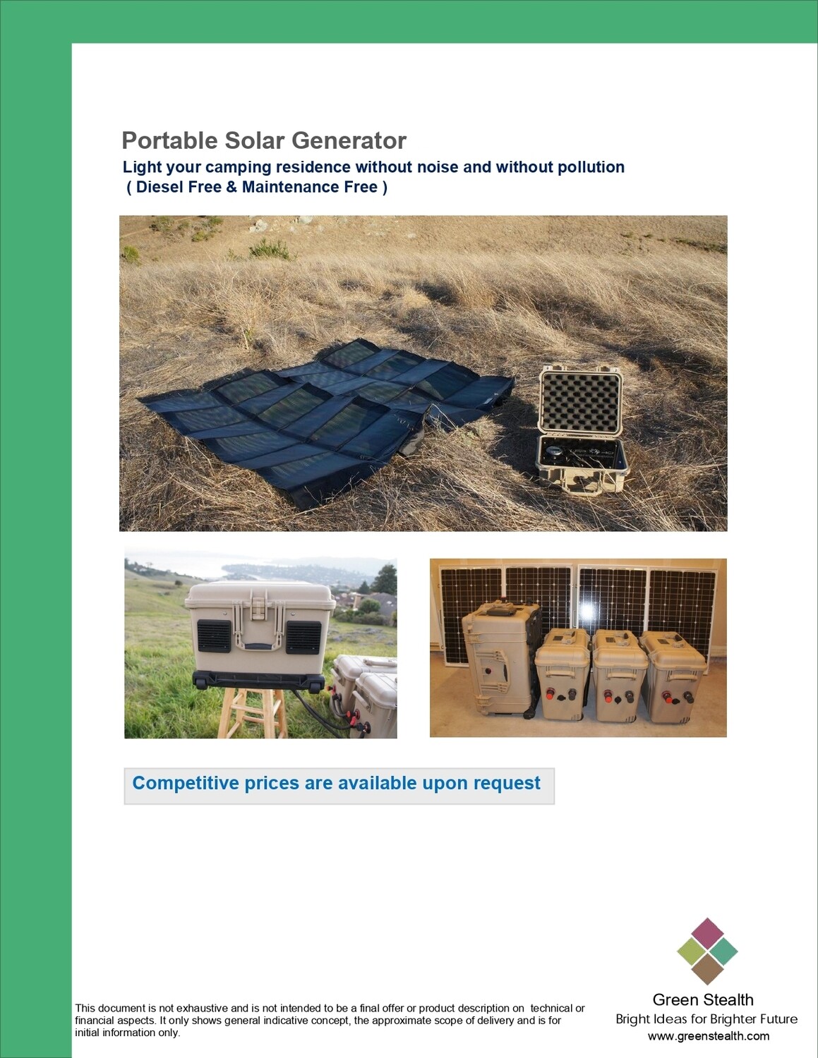 Portable Solar Generator