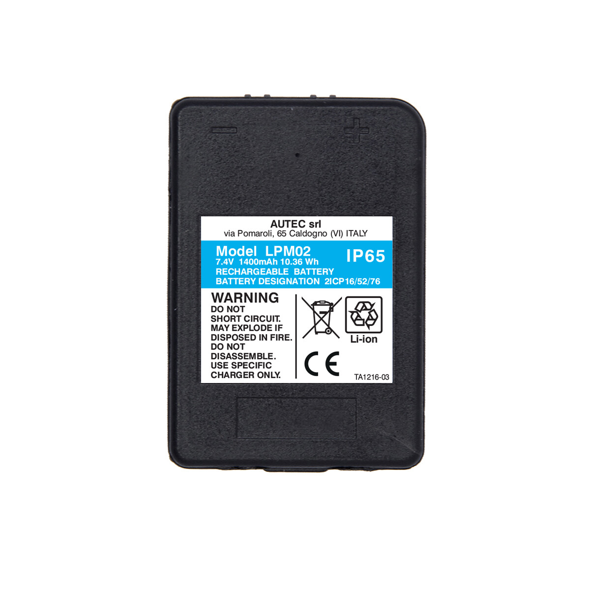 LPM02  Genuine Autec replacement battery
