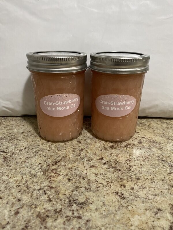 Cran Strawberry Sea Moss Gel-16oz