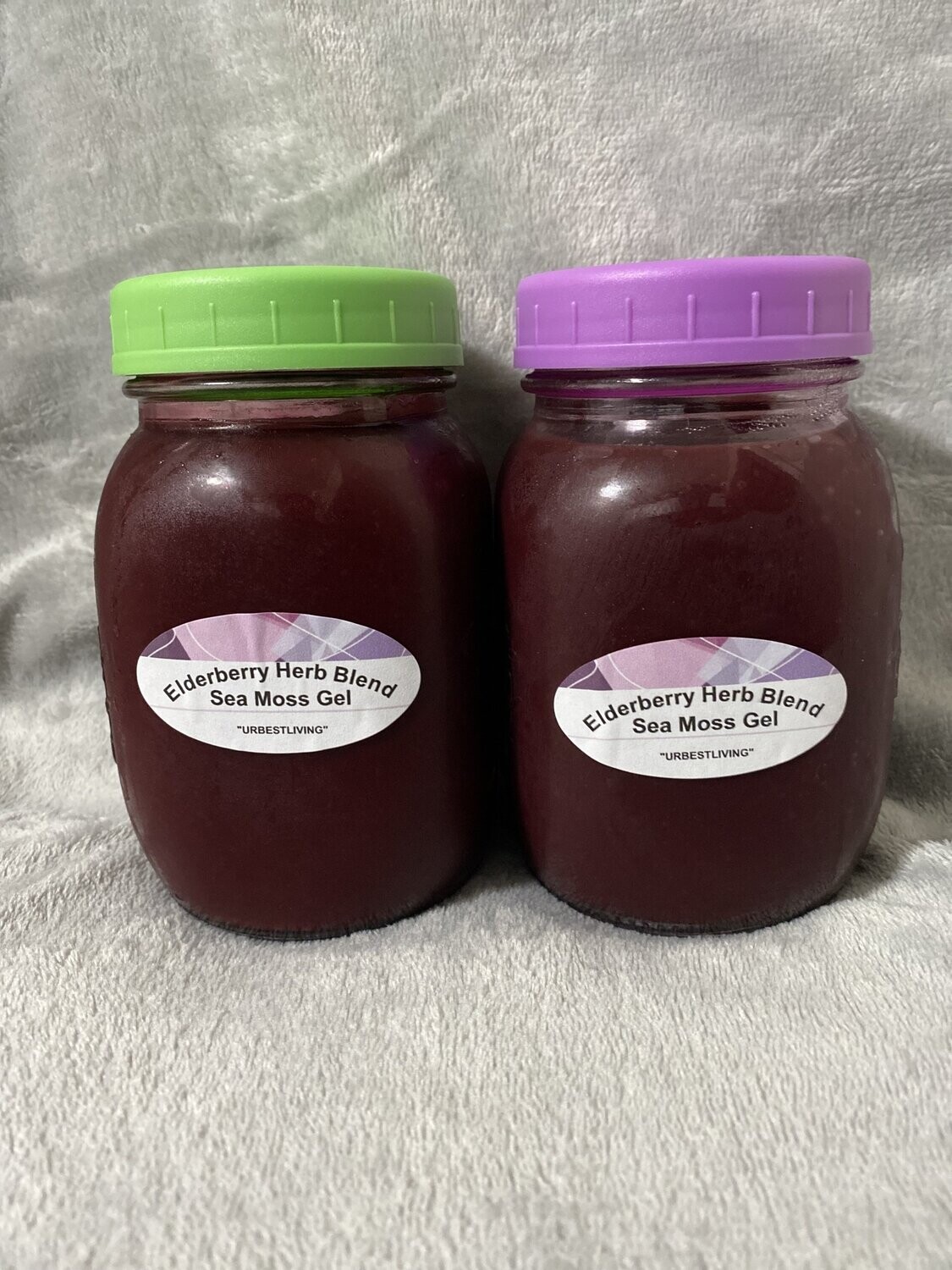 Elderberry Herb Blend Sea Moss Gel-8oz