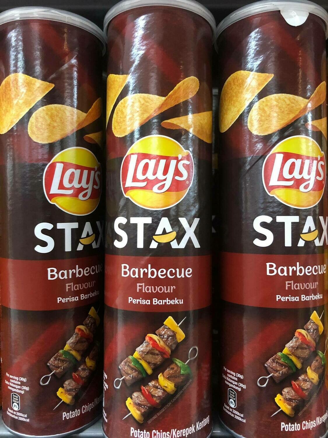 Lays Stax Barbeque Flavour Potato Chips