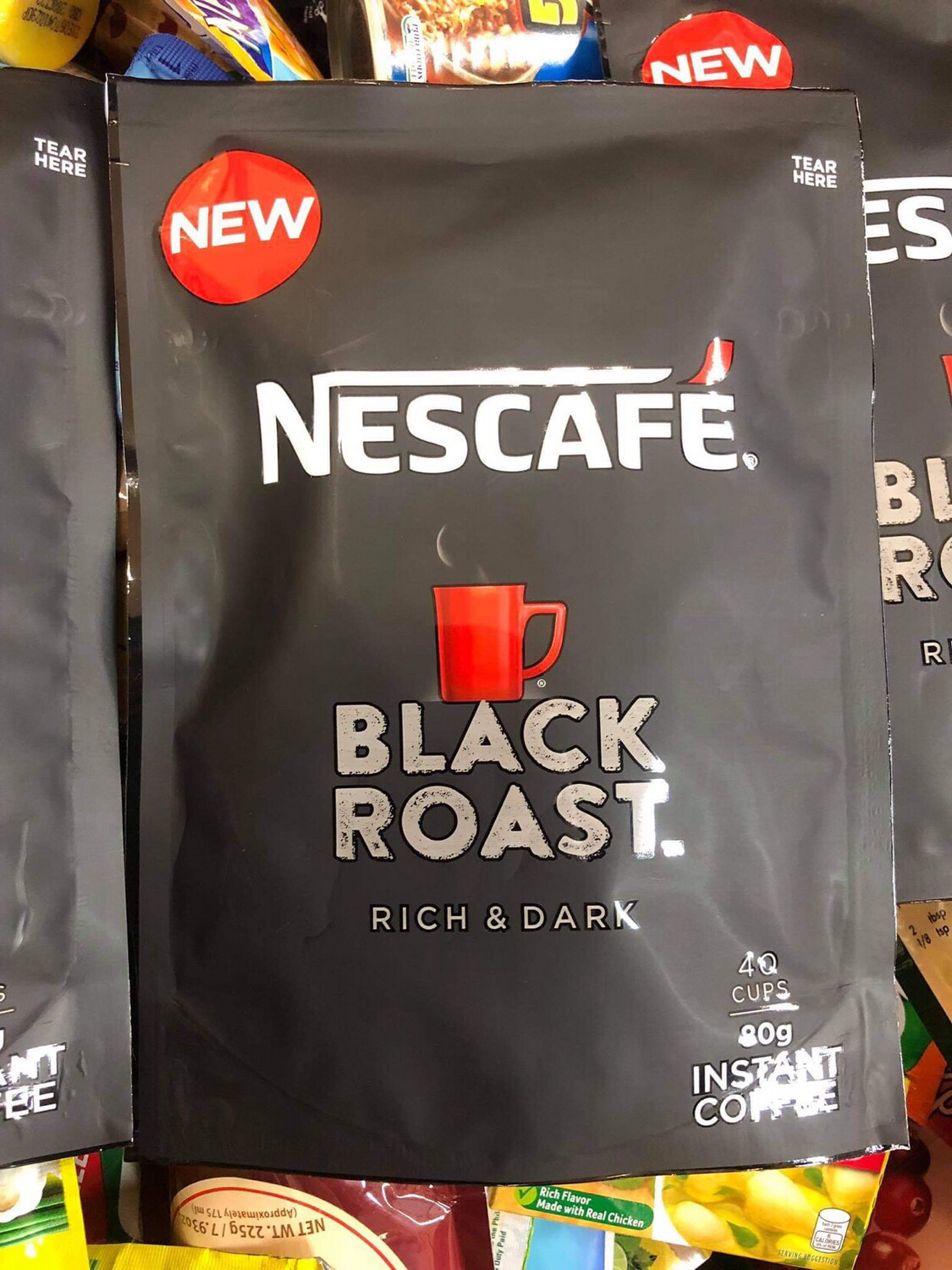 nescafe black roast 80g