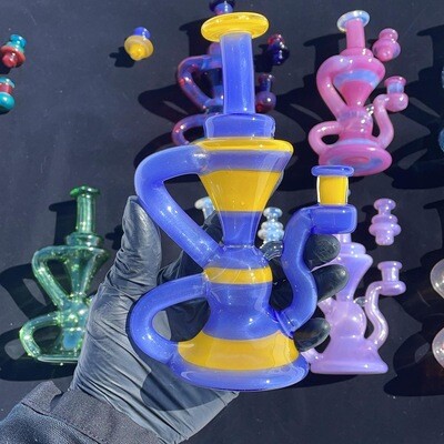 Blob Glass Two Tone Recycler