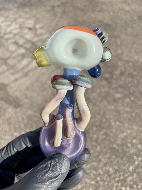 Nic Ric Glass Mushroom Pipe