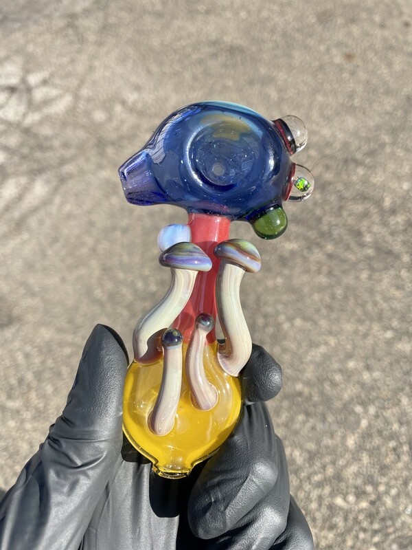 Nic Ric Glass Mushroom Pipe