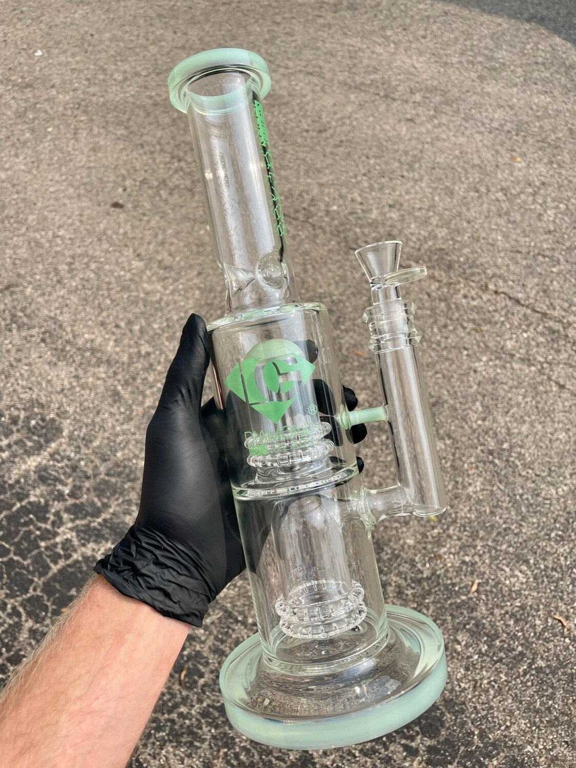 Diamond Glass Quad UFO Perc