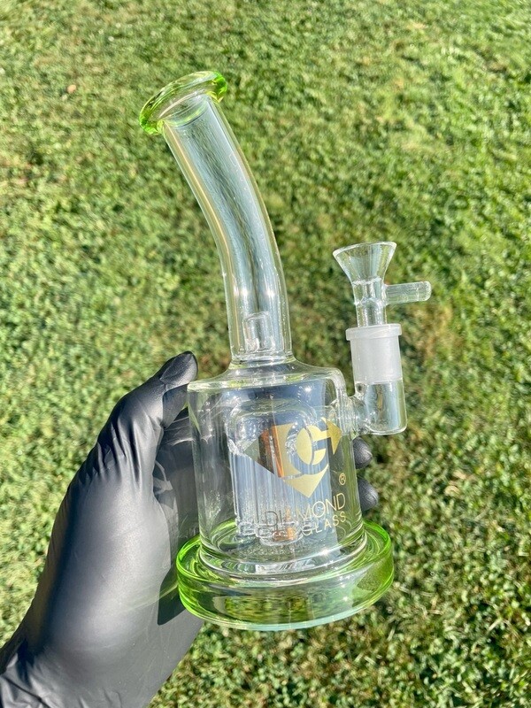 Diamond Glass 10 Arm Tree Perc