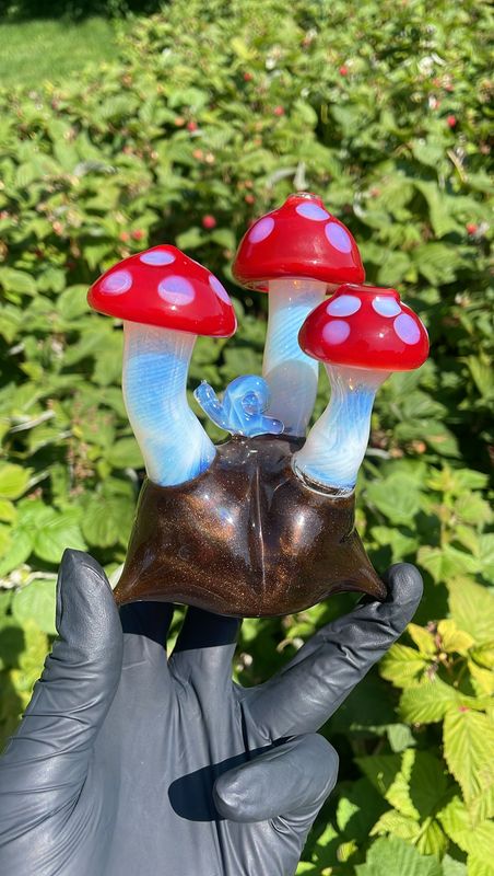 Mr G Glass Mushroom