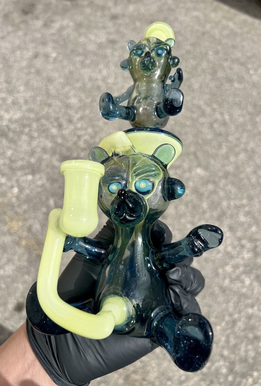 Trouble The Maker X Nitro Glass Teddy Bear Recycler