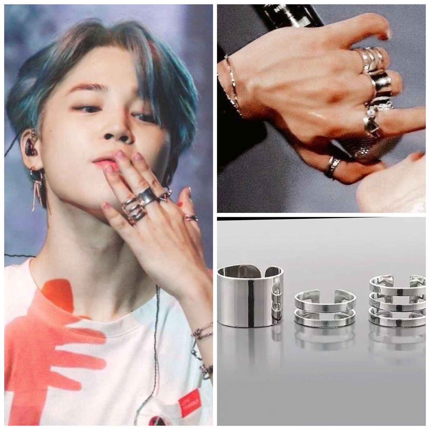 Buy Forberesten Kpop BTS Member Accessories Titanium Birthday Ring Necklace  Gift( Jimin) at Amazon.in