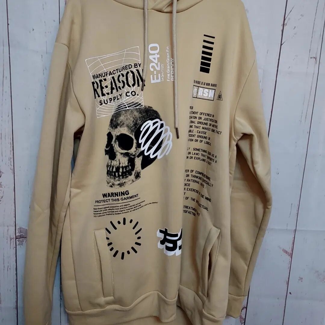 REASON HOODIE SWEATSHIRT SIZE UK LARGE
