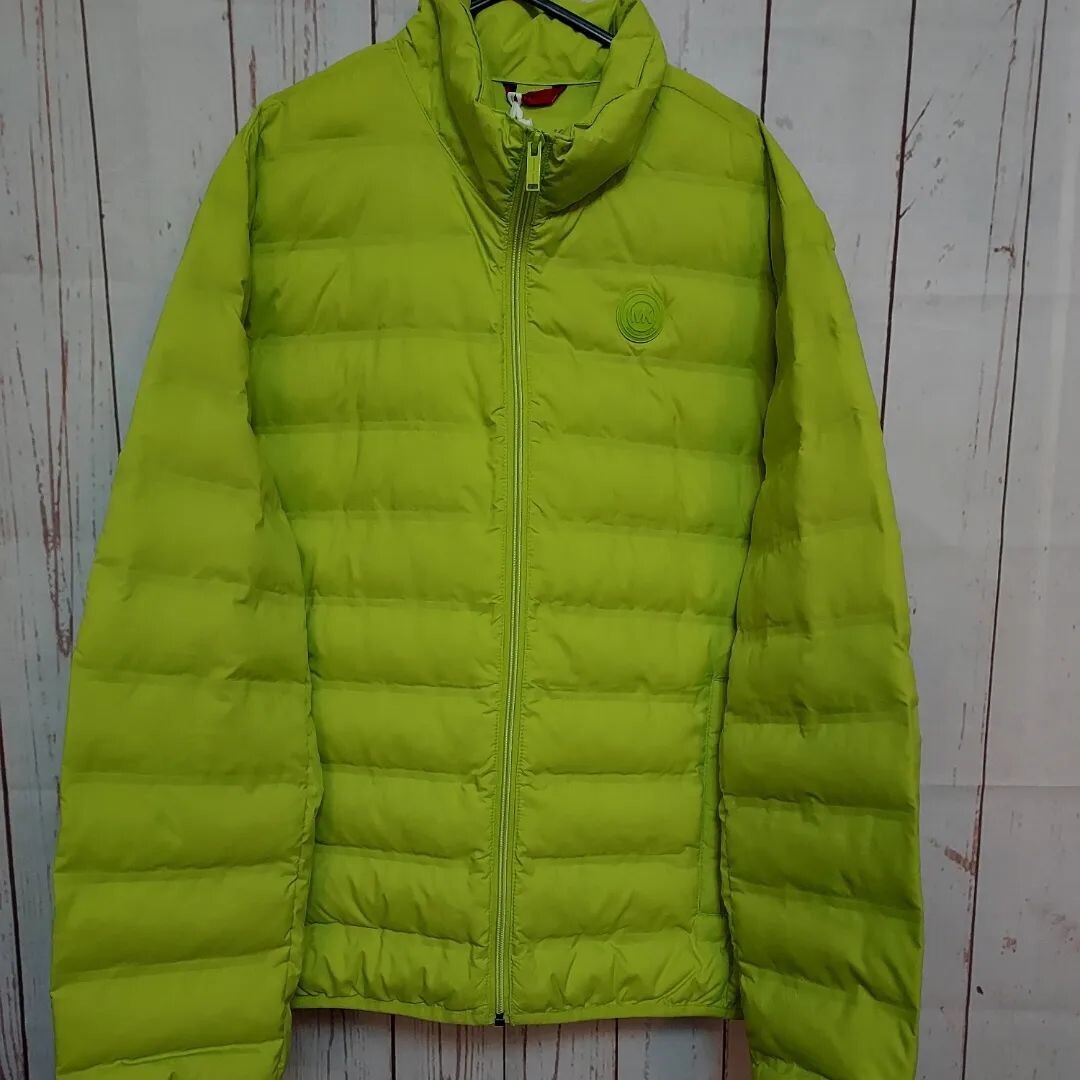 Michael Kors insulated padded jacket in this striking lime green UK medium