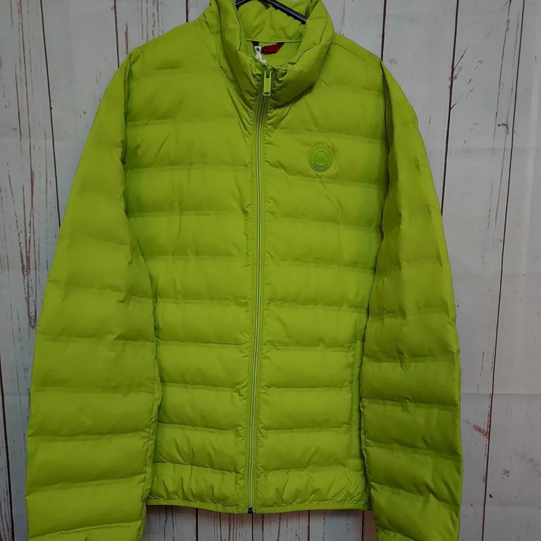 Lime green store padded jacket