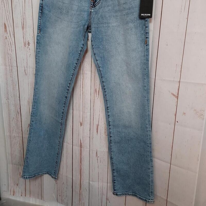 True Religion true rise jeans in a washed blue Brand new 32" regular