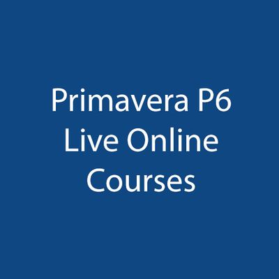 Primavera P6 Live Online Training Courses