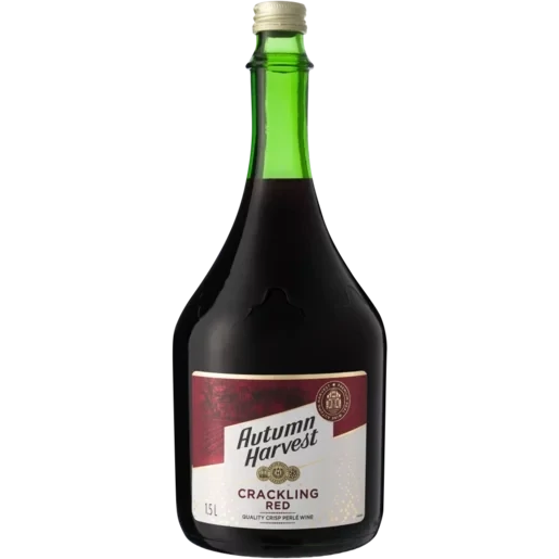 Autumn Harvest Red Crackling Wine Bottle 1.5Litre