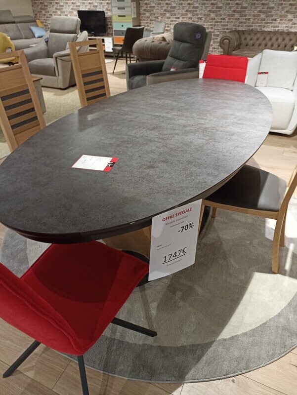 Table ovale Plateau céramique Table ovale Plateau céramique