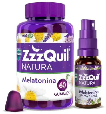 ZZZQUIL NATURA 60 GUMMIES +SPRAY 30ML