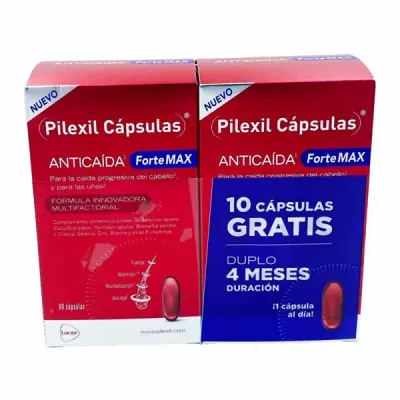 PILEXIL FORTE MAX DULPO 120 CAPSULAS