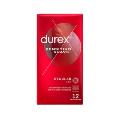 DUREX  SENSITIVO SUAVE 12 UNID